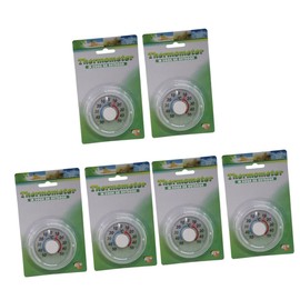 Kisangel 3sets Professional Wooden Room Thermometer Vertical Indoor Hanging Thermometer Fahrenheit Celsius Safe Liquids for Home School Hospital 2pcs*3