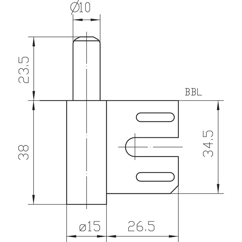 Gedotec Steel Frame Band Variant Frame Part V 8100 WF