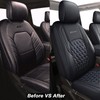 Huidasource Front Seat Covers for Jeep Wrangler JL 2-Door/4-Door 2018-2025,
