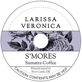S'mores Sumatra Coffee (Single Serve K-Cup Pods) (Gourmet, Naturally Flavored, Whole Coffee Beans) (12 pods, ZIN: 574589)