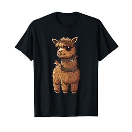 Boho Llama Alpaca Cute Andean Festival Spirit T-Shirt