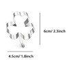 WDYJMALL Shamrock Flower Cookie Cutter