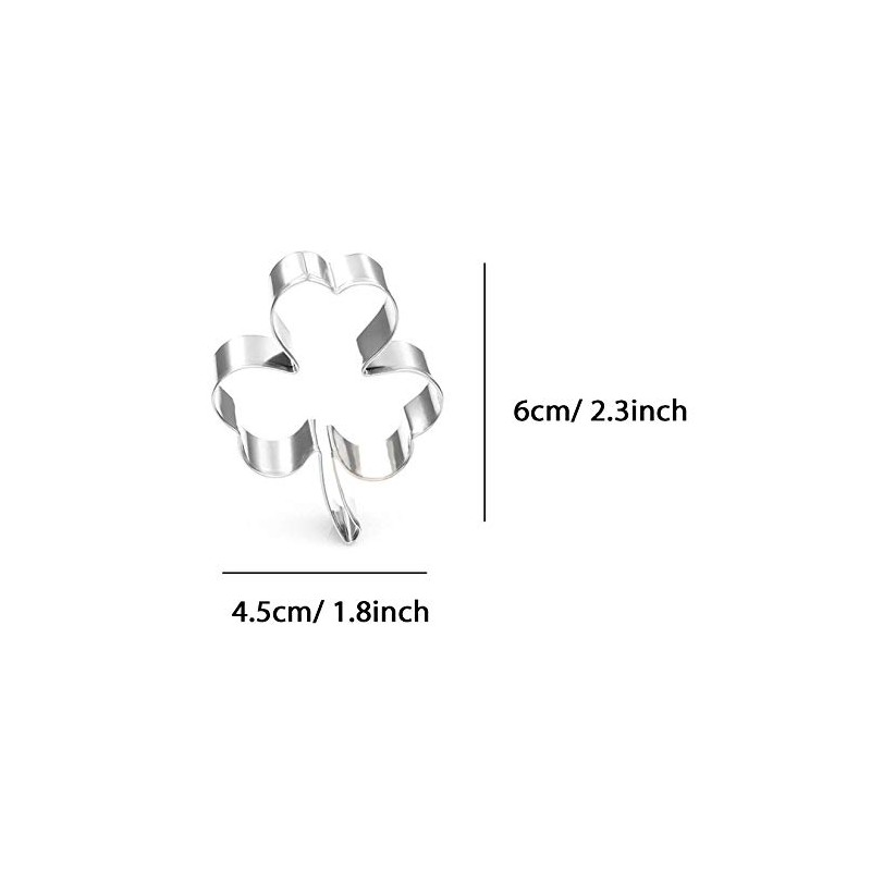 WDYJMALL Shamrock Flower Cookie Cutter