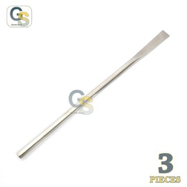 G.S 3 PCS Sheehan Straight Osteotome 6MM Hexagon Handle 16CM Dental Instrument Best Quality