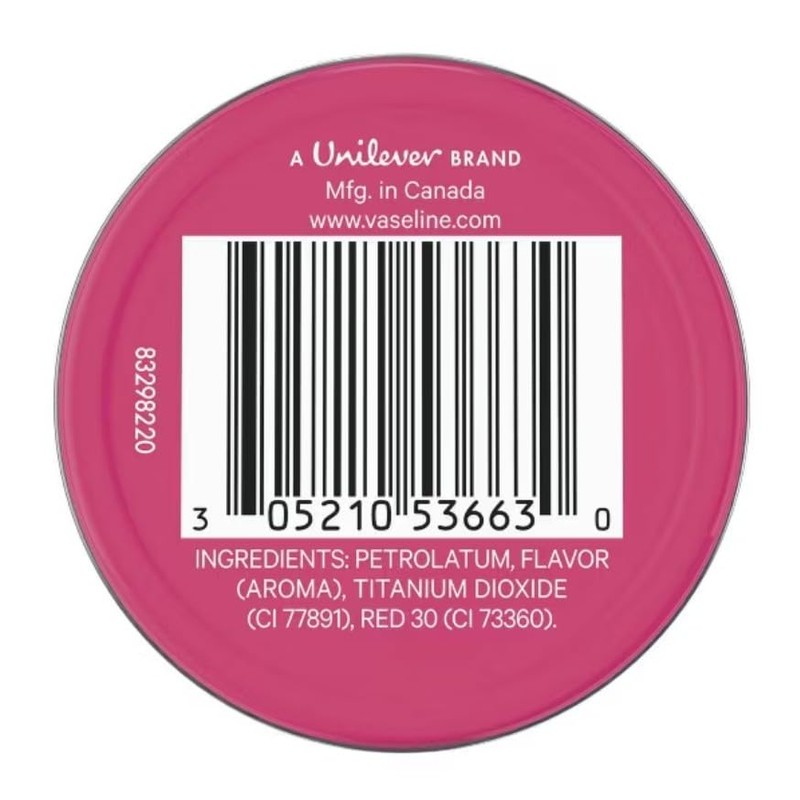 Vaseline Lip Therapy Lip Balm, Rosy Lips 0.6 oz (Pack