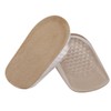 2Pcs 1Cm Height Increase Half Insoles Comfortable Leather Inserts for