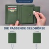 VON HEESEN Men's Leather Wallet with RFID Protection - Genuine