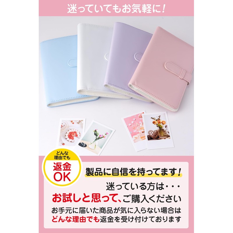 Micewaters Cheki Album Instax Mini Notebook for Instax Mini 108