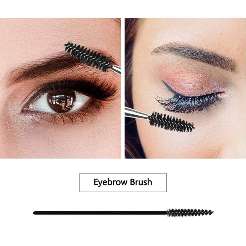 Eyebrow Scissors and Three Eyebrow Brushs,Nose Beard Trimming Scissors Eyelash