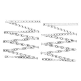 Operitacx 2 Pcs Plastic Folding Ruler Locking Accurate Wet Environment Carpenters