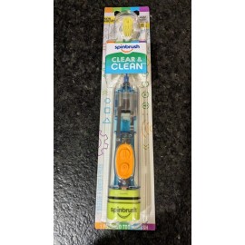 Spinbrush Clear & Clean, Powered Toothbrush, 3 + Years, Soft, 1 Powered Toothbrush