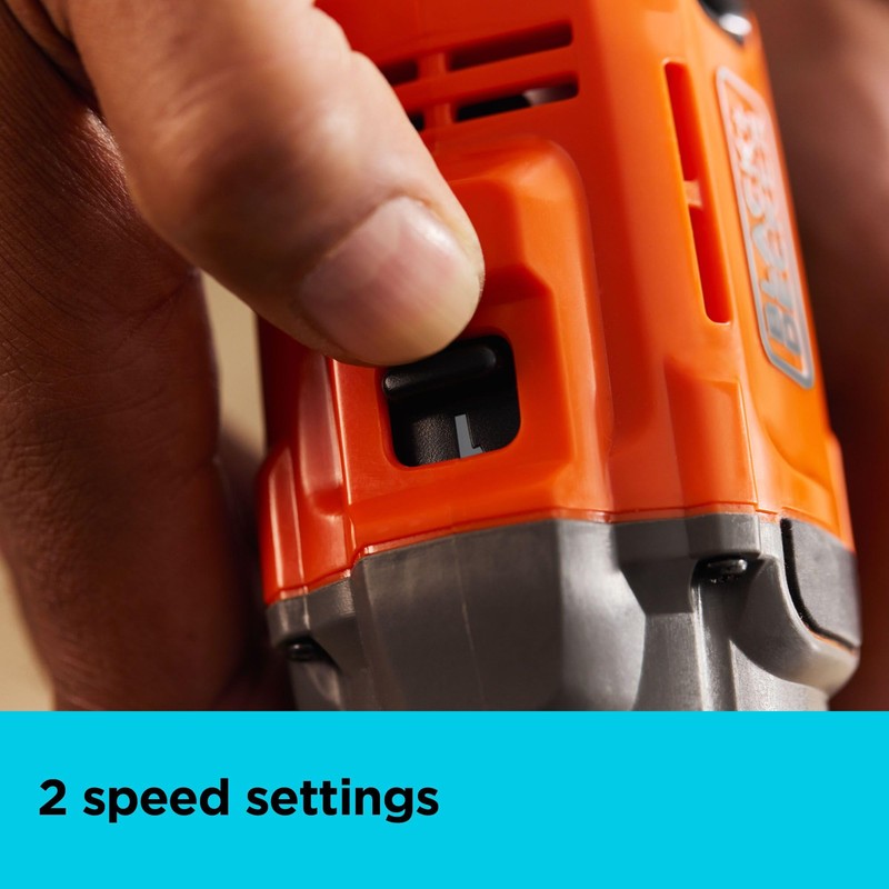 BLACK+DECKER Cordless Drill Driver, Power Drill with Battery and Charger