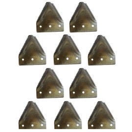 RAParts 112074A1 Pack of Ten (10) Sickle Sections Fits Case IH Mower 1100 1200 1300