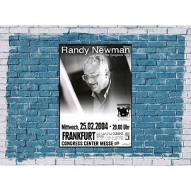 Randy Newman - The Songbook, Frankfurt 2004, concert poster/premium poster, live concert event, DIN A1