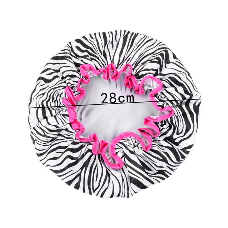 TOVINANNA 4pcs Reusable Large Shower Cap Hair Protection Shower Cap