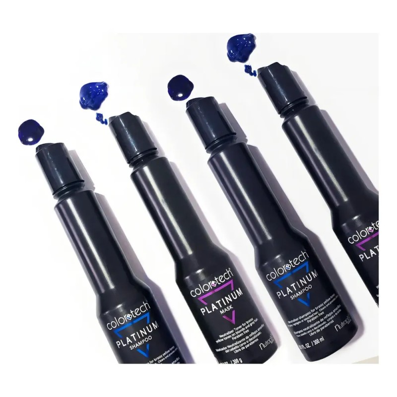 Kit Color tech Platinum Shampoo y Mascarilla Matizador 300 ml