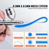 VEVOR Airbrush Gun, Dual Action Gravity Feed with 0.3 mm