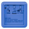 Equity 70913 Digital Blue Silicone Cube Alarm Clock with On-Demand