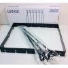 Dansk Kabob Folding Rack With Six 14” Long Skewers For