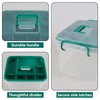 Vadidiya Clear Plastic First Aid Kit Box, Emergency Supplies Organizer