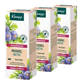 3 x Kneipp Health Bath Muscle Active Juniper 100 ml Bath Cosmetics Bath Oil