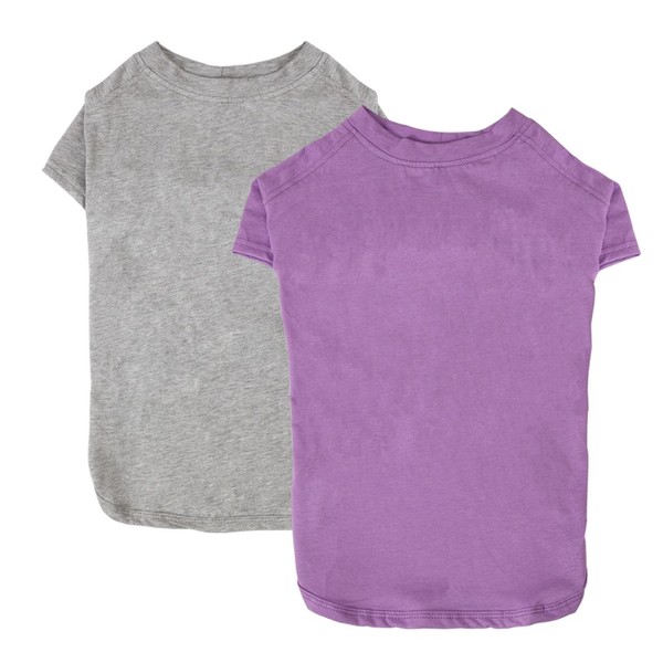 Spajoy Dog Shirts 2pcs Blank Shirts Soft for Small Medium