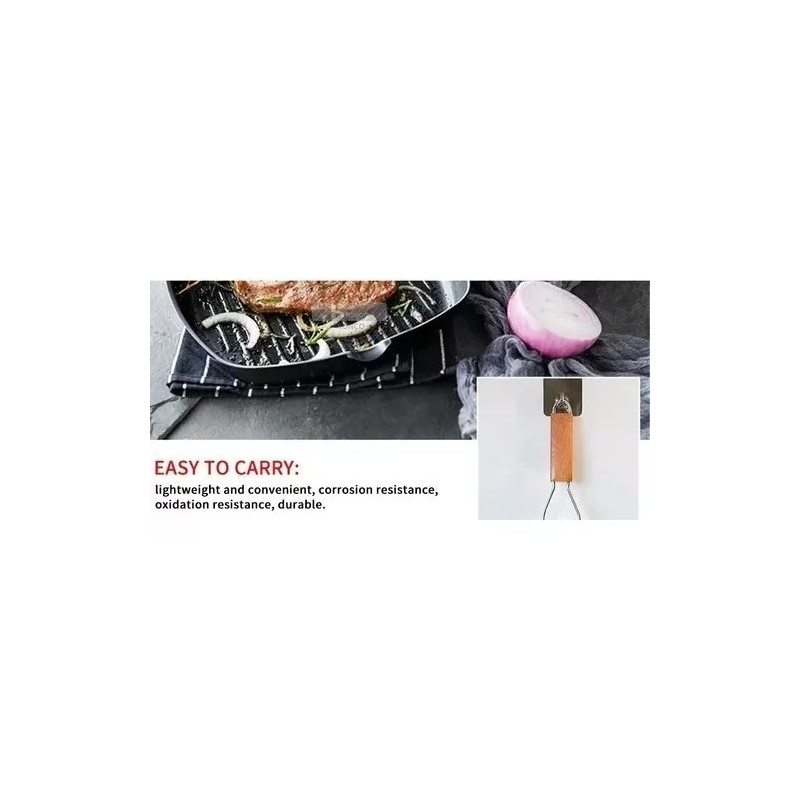Total Supplier Sarten Parrilla Square Grill Plegable Antiadherente