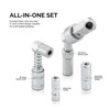 Tooluxe 61077L Multi-Function Grease Gun and Lubrication Accessory Kit