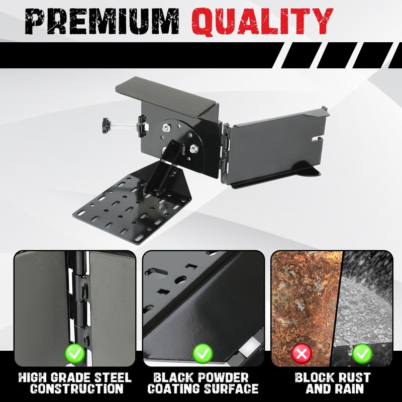 KUAFU Universal Saw Press Chainsaw Bracket for ATV UTV Trailers
