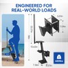 Sancunhui Boat Trailer Steps with Handle 3 Steps Heavy Duty