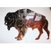 Buffalo Metal Wall Art Decor 18" x 14"