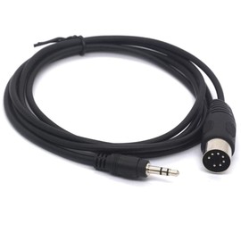 OpenII MP3 to Naim Quad Stereo System 7 Pin DIN Midi to 3.5mm 1/8" Stereo Cable