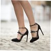 FOMIYES FOMIYES Leather High Heel Straps Non-slip Detachable Adjustable Ankle