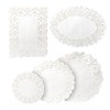 WADY 250Pcs Disposable Lace Paper Doilies for Food White Decorative