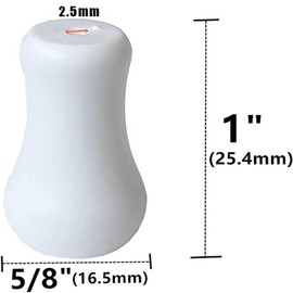 White Plastic Blind Pull Cord Knobs for Roman Shades - Water Drop Tassel, Venetian Blinds Rope Knobs Tassel Window Blind Cord Knobs Hardware Curtain Blind Cord End for Blinds (30Pcs)