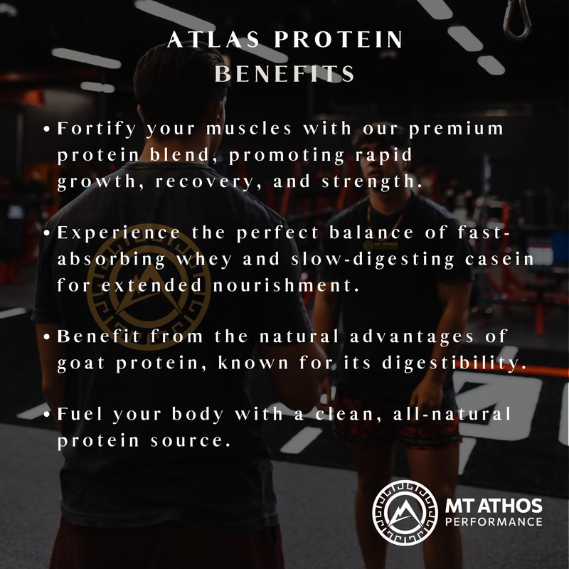 Mt. Athos Performance Atlas Vanilla Protein Powder | Goat Milk