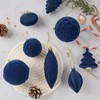 Velvet Hanging Ball Ornaments Set for Christmas Tree