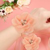 PATIKIL 2" Chiffon Flowers, 30Pcs Fabric Flowers Sewing Appliques Embellishments