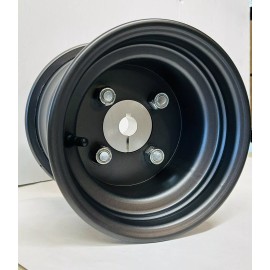 8 x 7 Inchs Wide Aluminum Mini Bike Wheel and  1 Inch Bore Hub With Key Way.