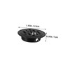 WOONEKY 10pcs Stainless Steel Airflow Vent Covers Circular Mesh Louvers