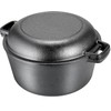 TLGREEN Cast Iron Dutch Oven Pot with Lid, Pot (5.1QT)