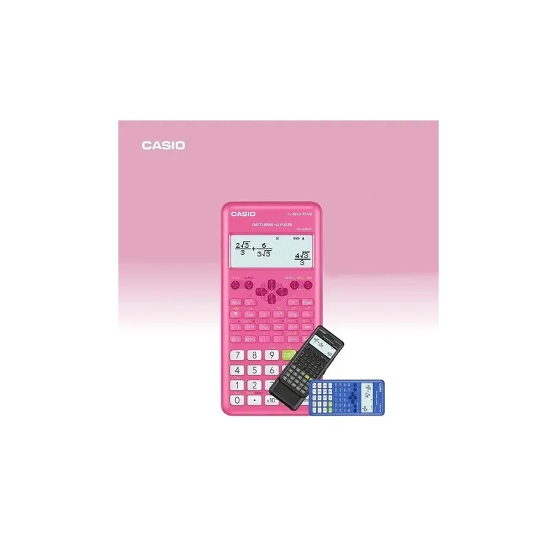 Calculadora Cientifica Casio Fx-82la Plus2 252 Funciones Color Rosa