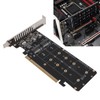 PCIE X16 to M.2 M KEY Expansion Card NVMEx4 SSD