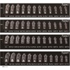 Nail Tips, Foam, Set of 120, Extending, Acrylic, Polygel, Foaming