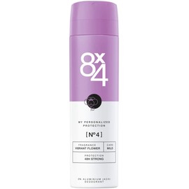 8X4 Deo Spray N? Vibrant Flower (150 ml), Damen Deodorant mit exotischem Duft, Deo ohne Aluminium f黵 jeden Hauttyp