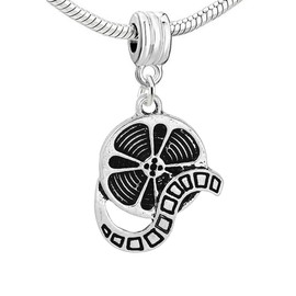 Sexy Sparkles Movie Reel Dangle Bead for Snake Chain Charm Bracelet