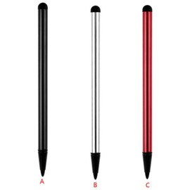 Capacitive Pen Aluminum Alloy Stylus Pen Anti-skidding Touch Screen Pens, Red