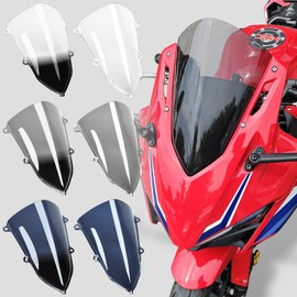 GFARDMOTO Motorcycle Windscreen Windshield Deflector Double Bubble Windscreen Windshield Spoiler for Honda CBR400R CBR500R CBR 500R 400R 2019-2025