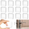 Tope para Puerta, 12 PCS Protector de Pared de Silicona,