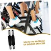 Abaodam 2pcs Adjustable Elastic Bicycle Pedal Straps for Gym Home